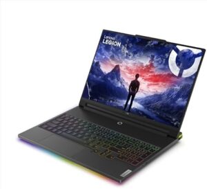 Experience gaming like never before with the Lenovo Legion 9 16IRX9 laptop, featuring a 16" display, 2TB storage, and NVIDIA GeForce RTX 4090 graphics for seamless gameplay.