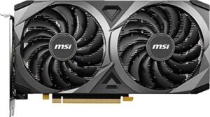 Upgrade your gaming experience with the MSI nVidia GeForce RTX 3060 Ventus 2X OC 12GB Video Card, featuring a boost clock of 1807 MHz and 3x DisplayPort 1.4 for seamless gaming. Enjoy smooth performance at an affordable price, perfect for gamers on a budget.