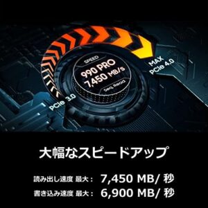 Maximize your PC's performance with the Samsung 990 PRO 2TB PCIe Gen 4.0 x4 NVMe M.2 internal SSD, delivering fast transfer rates of up to 7,450MB/s for smoother gaming and productivity.