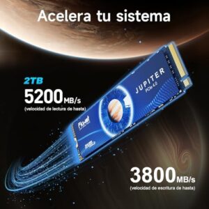 "Boost your storage with the Fikwot FX660 M.2 SSD, featuring 2TB capacity, PCIe Gen 4x4 speeds up to 5200MB/s and dynamic SLC cache. Upgrade your PC, laptop or PS5 for lightning-fast performance."