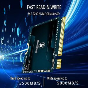 Boost your gaming experience with the SharkSpeed SSD 2TB, a high-performance M.2 NVMe drive compatible with Steam Deck, ROG Ally, and more laptops. Get lightning-fast loading times for an unbeatable gaming performance.