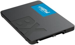 Boost laptop performance with the Crucial BX500 SATA SSD 2TB, featuring up to 540MB/s read and write speeds, 3D NAND technology, and dynamic write acceleration for seamless multitasking. Upgrade your PC today!