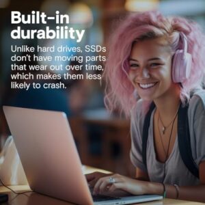 Boost laptop performance with the Crucial BX500 SATA SSD 2TB, featuring up to 540MB/s read and write speeds, 3D NAND technology, and dynamic write acceleration for seamless multitasking. Upgrade your PC today!