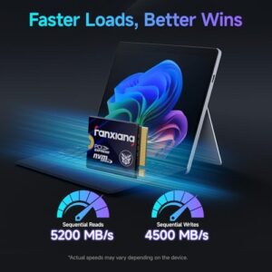 Here is the optimized SEO meta description:

"Experience blazing-fast speeds up to 5200 MB/s with fanxiang's 2TB M.2 NVMe SSD, compatible with popular devices like Steam Deck and Microsoft Surface Pro."