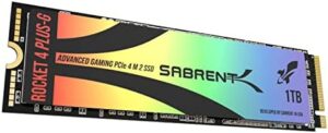 Here is the generated SEO meta description:

"Boost your gaming experience with Sabrent's Rocket 4 Plus-G 1TB SSD, delivering speeds of up to 7GBps. Perfect for high-performance gaming and storage."