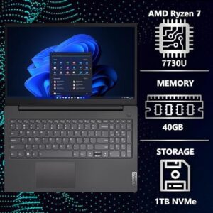 "Upgrade your work experience with the Oemgenuine Lenovo V15 Gen 4 laptop. Featuring AMD Ryzen 7 7730U processor, 40GB RAM, 1TB NVMe storage and Wi-Fi 6 connectivity. Get ready to boost productivity with this powerful business laptop."