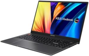 Upgrade your laptop game with the ASUS VivoBook S 15 OLED featuring a stunning FHD OLED display, Intel Core i5 processor, and ample storage. Perfect for work or play, this slim machine is ideal for those seeking portability and performance. Experience Windows 11 Home at its best with this powerful Indie Black device.