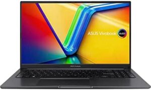 Here is the optimized SEO meta description:

"Upgrade your productivity with the ASUS Vivobook 15 OLED Laptop, featuring a vibrant FHD OLED display, powerful AMD Ryzen 7 processor and Radeon GPU, 16GB RAM, 1TB SSD, and Windows 11 Home. Perfect for work or play."