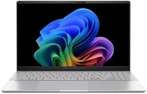 Here is the optimized SEO meta description:

"Upgrade your mobile productivity with the ASUS Vivobook S 15 Laptop featuring a stunning 3K OLED display, powerful 12-core processor, and ample storage. Perfect for work or play."