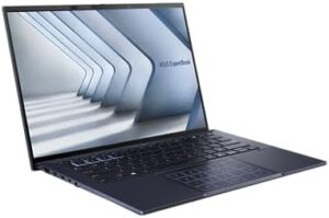 Upgrade your business with the ASUS ExpertBook B9 OLED Ultralight Laptop. Features 14" OLED Display, Intel Core i7-1355U, 1TB SSD, 16GB RAM, and all-day battery life in Star Black, perfect for professionals on-the-go.