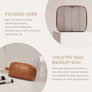 Large Overnight Duffle Bags for Men & Women. Faux leather, shoe compartment, toiletry packing cube and laptop fit. Travel-ready with 3 pieces: bag, shoulder strap, carry-on sleeve. Perfect fit for 21" laptops.
