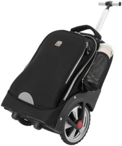 Discover the ultimate travel companion - 19 Inches Strapless Travel Bag with big wheels, water-resistant and easy to climb stairs. Perfect for students and business professionals on-the-go!