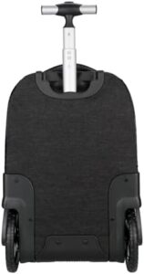 Discover the ultimate travel companion - 19 Inches Strapless Travel Bag with big wheels, water-resistant and easy to climb stairs. Perfect for students and business professionals on-the-go!