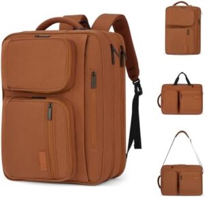 Elevate your travel game with the Hanke Multifunctional Travel Backpack, featuring a spacious interior, carry-on design, and stylish reddish brown color. Perfect for women and men, ideal for short trips and adventures.