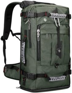 Travel in style with the Witzman Convertible Travel Backpack, perfect for men. Convert to duffle bag or laptop carry-on. Holds 17" laptop and fits airplane cabins.