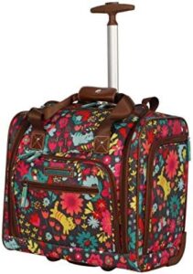 Discover a stylish and practical carry-on luggage with 2-roller wheels, perfect for business travel. Lightweight and compact design fits under most seat. Playful Garden Gray color option available.