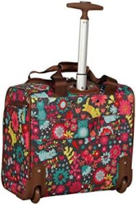 Discover a stylish and practical carry-on luggage with 2-roller wheels, perfect for business travel. Lightweight and compact design fits under most seat. Playful Garden Gray color option available.