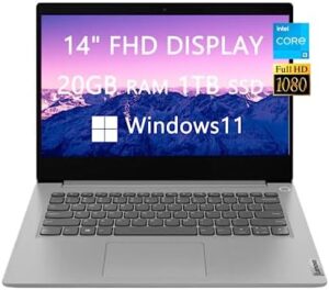 Here is the generated SEO meta description:

"Upgrade to a powerful Lenovo laptop with 14-inch FHD display, 11th Gen Intel Core i3 processor, and 20GB RAM. Perfect for college students and business professionals."