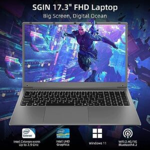 Upgrade your productivity with the Naclud Windows 11 Laptops, featuring a Celeron Quad-Core Processor, 12GB RAM, 512GB SSD, and up to 1TB expandable storage. Perfect for students and professionals alike.