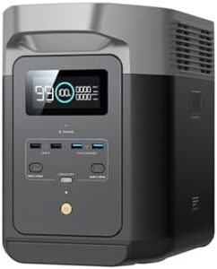 Discover the ECOFLOW DELTA 2 Portable Power Station with 1024Wh LiFePO4 battery and fast charging. Perfect for home backup, camping, or RVs - enjoy reliable power anywhere.