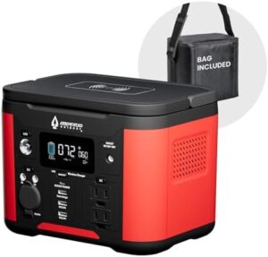 Power your outdoor adventures with ARROWHEAD's portable lithium power station, featuring a pure sine wave AC output and USB-C PD 60W charging. Perfect for camping or emergencies.