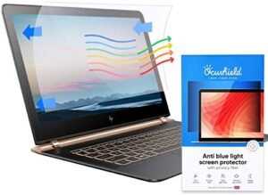 Protect your eyes with Ocushield's Anti Blue Light Screen Protector, featuring a privacy filter for computer monitors and PCs. Improve sleep and eye health with various size options up to 27".