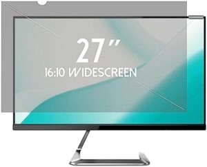 Here is the optimized meta description:

"Boost productivity with ANBAC's 27-inch desktop privacy screen, featuring blue light blocking, scratch-resistant UV filter and anti-glare design. Perfect for home offices."