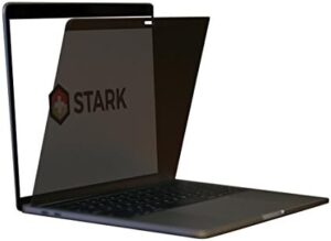 Protect your MacBook Pro's screen with the Stark MPS-15-MBPC Magnetic Privacy Screen/Filter, offering 60° viewing angle and 30° horizontal protection. Perfect for public or shared spaces.