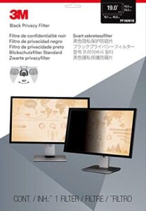 Boost office productivity with the 3M Privacy Filter for 19-inch LCD monitors, ensuring confidential data stays private and reducing distractions. Perfect for home or shared workspaces.