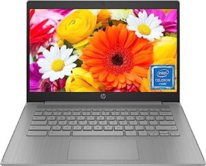 Elevate your learning with the HP 14" HD Chromebook Laptop, featuring a Quad-Core Intel N4120 processor, 4GB RAM, and 64GB storage. Perfect for students, enjoy long battery life, HDMI output, and CUE Accessories compatibility.