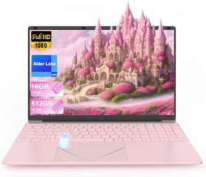 Discover the powerful Alder Lake Quad Core N95 CPU Laptop with 16GB RAM and 512GB SSD, featuring Fingerprint Unlock, FHD IPS display, and Color Backlit KB. Perfect for portable work and play.