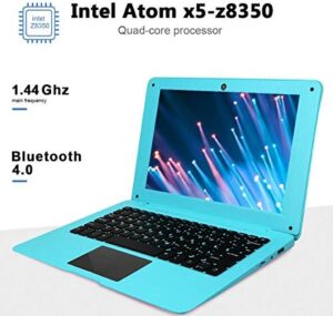 Upgrade your mobile computing with the HSW 10.1-inch Windows 10 Laptop, featuring a quad-core processor, 2GB RAM, and 32GB storage. Perfect for everyday use, expandable to 128GB with TF card.