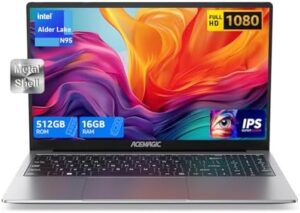 Here is the meta description:

"Upgrade your productivity with this ACEMAGIC Laptop featuring a metal casing, 15.6-inch FHD display, and Intel quad-core processor. Enjoy 16GB RAM, 512GB SSD, and advanced features like WiFi, Bluetooth 5.0, and multiple USB ports."