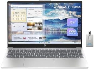 "Upgrade your laptop experience with the HP Laptops 15.6 inch HD Display, featuring Intel Quad-Core Pentium N200, 8GB RAM and 128GB Storage. Perfect for students and business users."