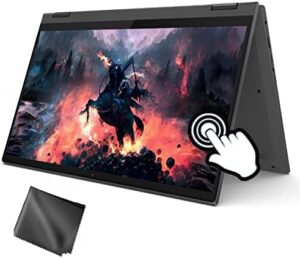 "Upgrade your productivity with the Lenovo Flex 5 14" touchscreen laptop. Features AMD Quad-Core Ryzen 3 processor, 4GB RAM, and 128GB SSD storage. Perfect for multitasking, with Fingerprint Reader and Windows 10 operating system."