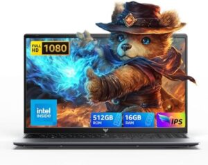 Get powerful performance and portability with the Mallrace 2025 Laptop, featuring a quad-core processor up to 3.6GHz, 16GB RAM, and 512GB storage for business, school, or office use.