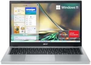 Upgrade your mobile work with the Acer Aspire 3 A315-24P-R2SC Slim Laptop, featuring a 15.6" Full HD IPS Display, AMD Ryzen 5 processor and 256GB NVMe SSD.