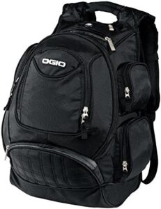 "Explore adventure with OGIO's rugged backpack, featuring durable materials and multiple compartments for organization. Perfect for travelers and outdoor enthusiasts."