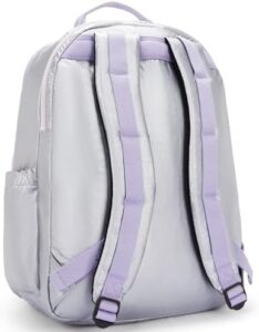 "Explore your world with confidence using Kipling's Seoul Go Extra Large Backpack, featuring 37L capacity, padded laptop sleeve and multiple pockets for organization."