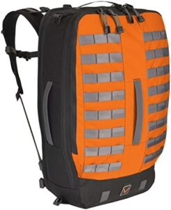 Optimize your travel with Velix Thrive 35 Convertible Backpack, sand color, designed for men's medium fit, featuring adjustable laptop sleeve and multiple compartments.