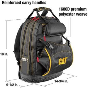 Maximize your workspace organization with the Caterpillar 17' Tech Soft Handle Tote Bag, featuring a soft handle and ample storage for your essentials. Perfect for everyday use or on-the-go.