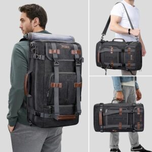 Explore adventure with the Witzman Canvas Backpack, a vintage-inspired travel companion. With laptop bag compartments and durable design, perfect for hiking trips or daily use.