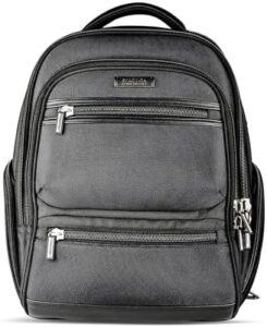 Protect your laptop on-the-go with Kenneth Cole Reaction's Protec Travel Bag, featuring a water-resistant design and dedicated padding for safe transport. Perfect for daily commuters or frequent travelers, this durable bag keeps your gear secure.