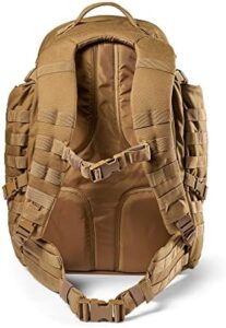 Here is the generated SEO meta description:

"Stay organized with the 5.11 Tactical Backpack Rush 72 2.0, featuring a CCW and laptop compartment, perfect for daily use or outdoor adventures. Get ready to tackle any task with this spacious 55-liter backpack."