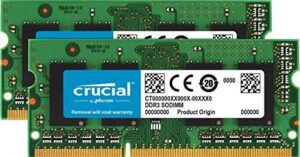 Upgrade your laptop's performance with the Crucial 16GB Kit (8GBx2) DDR3/DDR3L memory, featuring fast speeds and reliable compatibility. Save big on this essential upgrade!