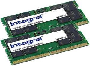 Upgrade your laptop's performance with the Integral 64GB Kit DDR5 RAM, boosting memory to 128GB. Ideal for heavy users and multitaskers.