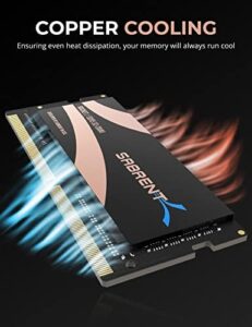 Upgrade your laptop's performance with Sabrent Rocket DDR5 32GB SO-DIMM memory module, featuring fast 4800MHz speeds and reliable compatibility for laptops, ultrabooks, and mini-PCs.