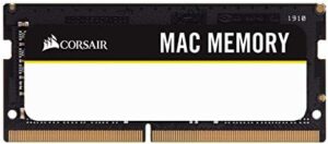 Boost your MacBook's performance with the Corsair 64GB DDR4 SODIMM memory, featuring 4x16GB modules, 2666MHz speed and 1.2V voltage, perfect for upgrading your Apple notebook RAM for seamless multitasking.