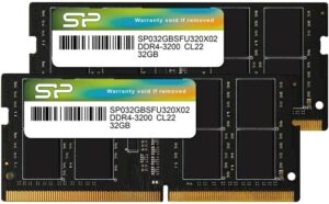 Here is the generated SEO meta description:

"Upgrade your laptop's performance with Silicon Power's 64GB DDR4 RAM module, featuring dual rank and 3200MHz speed. Boost memory and speed for demanding tasks."