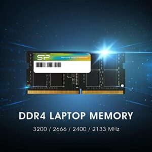 Here is the generated SEO meta description:

"Upgrade your laptop's performance with Silicon Power's 64GB DDR4 RAM module, featuring dual rank and 3200MHz speed. Boost memory and speed for demanding tasks."